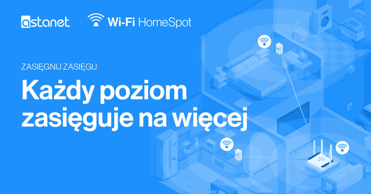 Wi-Fi HomeSpot - nowa usługa w ASTA-NET 